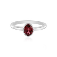 Mozambique Garnet Silver Ring