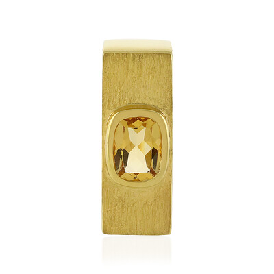 Citrine Silver Pendant (MONOSONO COLLECTION)