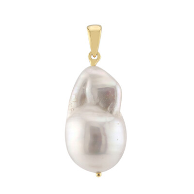 White Freshwater Pearl Silver Pendant (TPC)