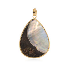 Pinctada Mother of Pearl Silver Pendant (Bali Barong)