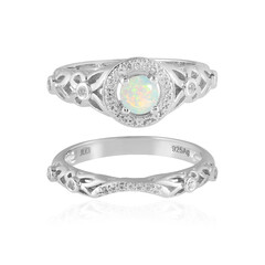 Welo Opal Silver Ring