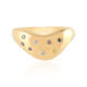 I2 Yellow Diamond Silver Ring