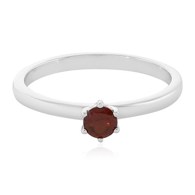 Mozambique Garnet Silver Ring