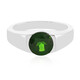 Russian Diopside Silver Ring