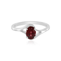 Mozambique Garnet Silver Ring