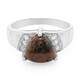 Mahogany Obsidian Silver Ring