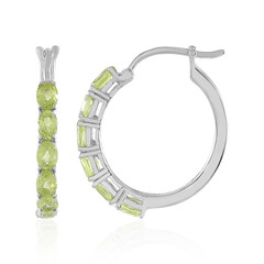 Peridot Silver Earrings