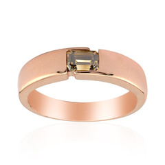 14K VS1 Argyle Rose De France Diamond Gold Ring