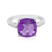 Amethyst Silver Ring