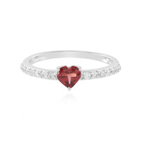 Mozambique Garnet Silver Ring