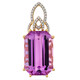 18K Patroke Kunzite Gold Pendant (AMAYANI)