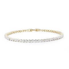 14K SI1 (G) Diamond Gold Bracelet