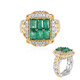 Zambian Emerald Silver Ring (Gems en Vogue)