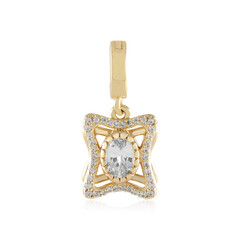 White Sapphire Silver Pendant