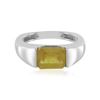 Madagascar Yellow Sapphire Silver Ring