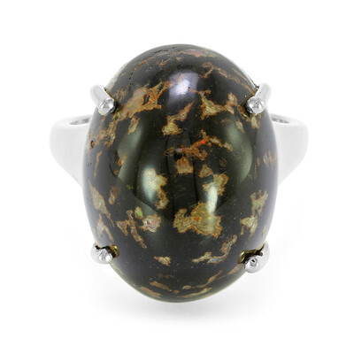 Leopard Opal Silver Ring