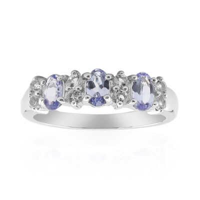 Tanzanite Silver Ring