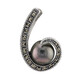 Tahitian Pearl Silver Pendant (Annette classic)