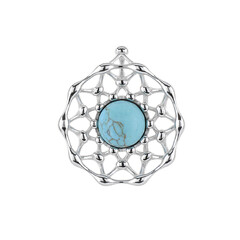 Turquoise Silver Pendant