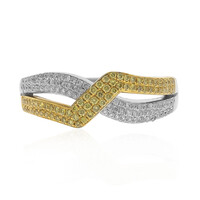 14K SI2 Yellow Diamond Gold Ring (CIRARI)