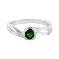 Russian Diopside Silver Ring