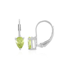 Peridot Silver Earrings