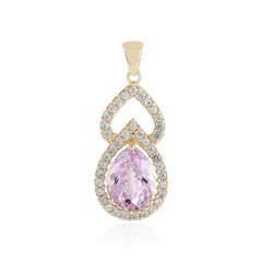 9K Patroke Kunzite Gold Pendant