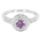 Brejinho Amethyst Silver Ring