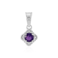 Amethyst Silver Pendant