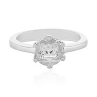 White Topaz Silver Ring