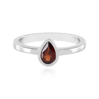 Mozambique Garnet Silver Ring