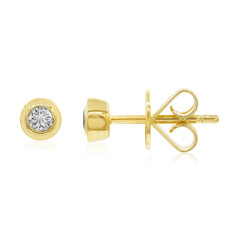 18K VVS1 (E) Diamond Gold Earrings (adamantes [!])