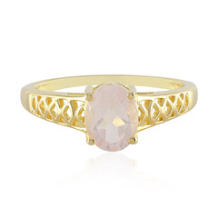 Rose Quartz Silver Ring