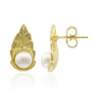 Freshwater pearl Silver Earrings (TPC)