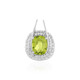 Arizona Peridot Silver Pendant