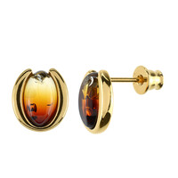 Baltic Amber Silver Earrings