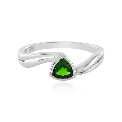 Russian Diopside Silver Ring