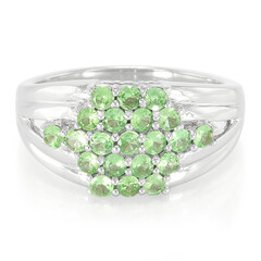 Tsavorite Silver Ring