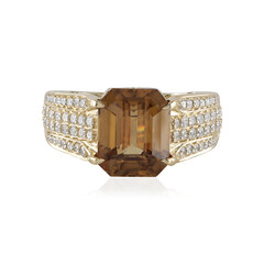 14K Canary Zircon Gold Ring (de Melo)