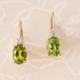 10K Dashihe Peridot Gold Earrings