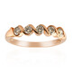 9K SI1 Argyle Rose De France Diamond Gold Ring (Annette)