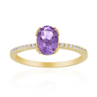 Amethyst Silver Ring