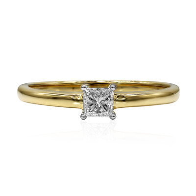 18K IF (D) Diamond Gold Ring (Annette)