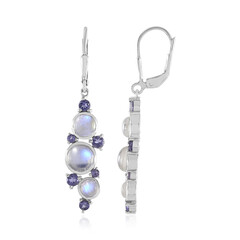 Blue Moonstone Silver Earrings (KM by Juwelo)