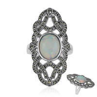 Welo Opal Silver Ring (Annette classic)