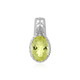 Lemon Quartz Silver Pendant