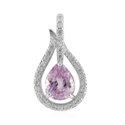 Kunzite Silver Pendant