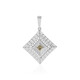 9K I2 Champagne Diamond Gold Pendant (Ornaments by de Melo)