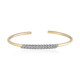 Zircon Silver Bangle