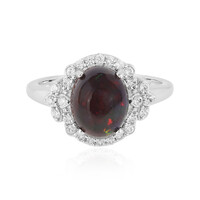 Mezezo Opal Silver Ring